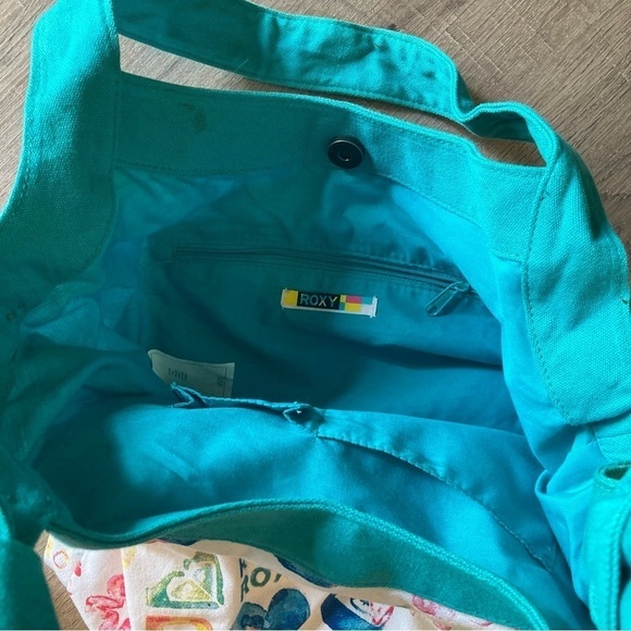 ROXY Monogram Tote EUC - Picture 4 of 7